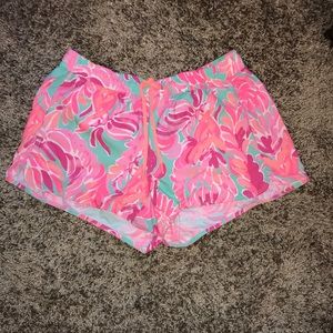 Lilly Pulitzer athletic printed shorts